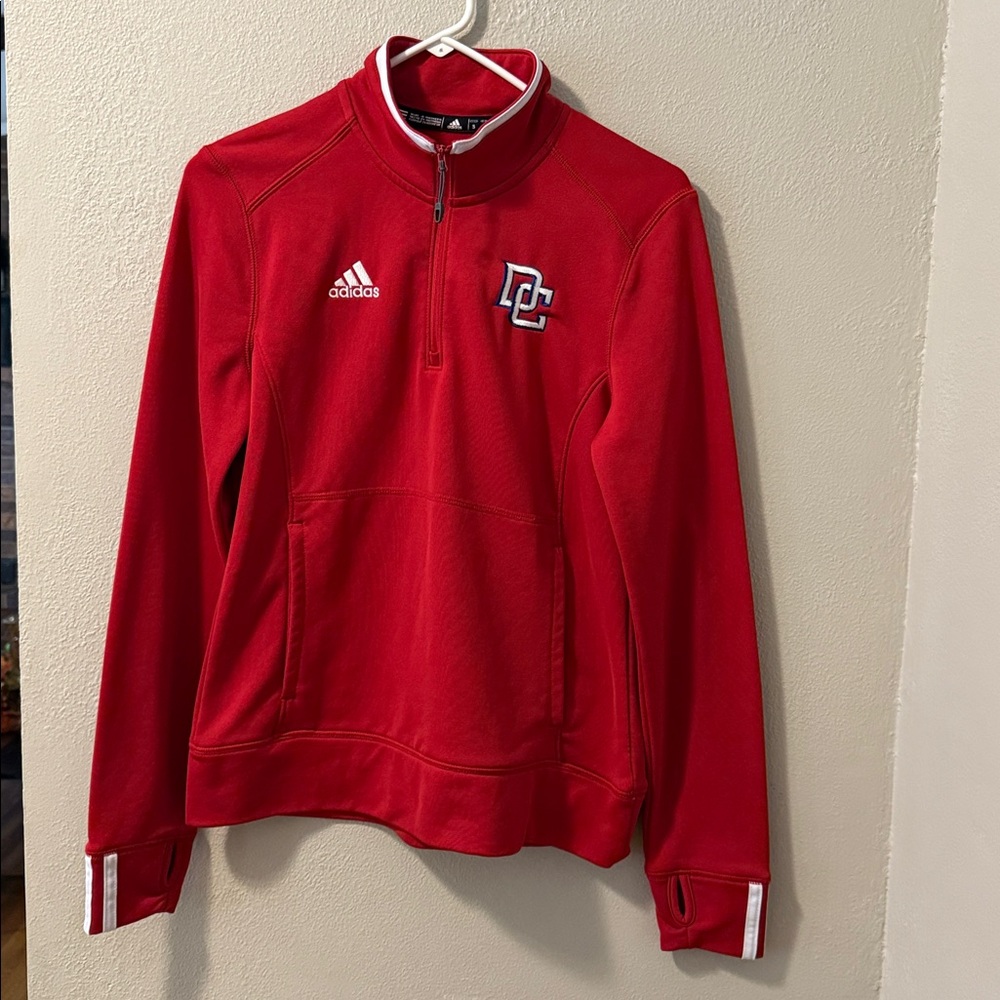 Adidas Red Pullover with Logo